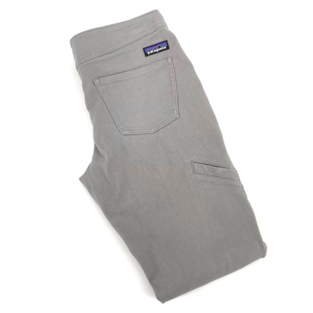 Patagonia Gray Fitted Pants Size 10 side pocket